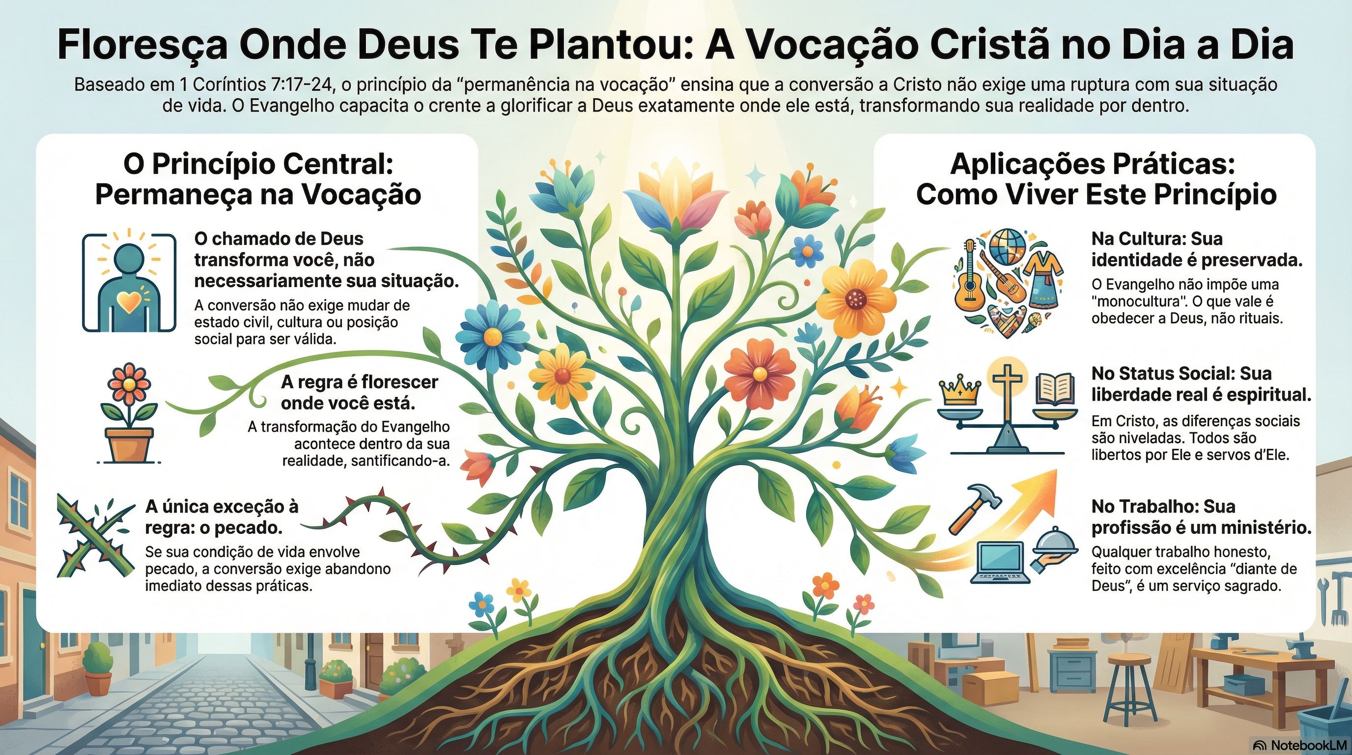 18. Floresça Onde Deus Te Plantou: A Vocação Cristã em Qualquer Circunstância (1 Co 7:17-24)