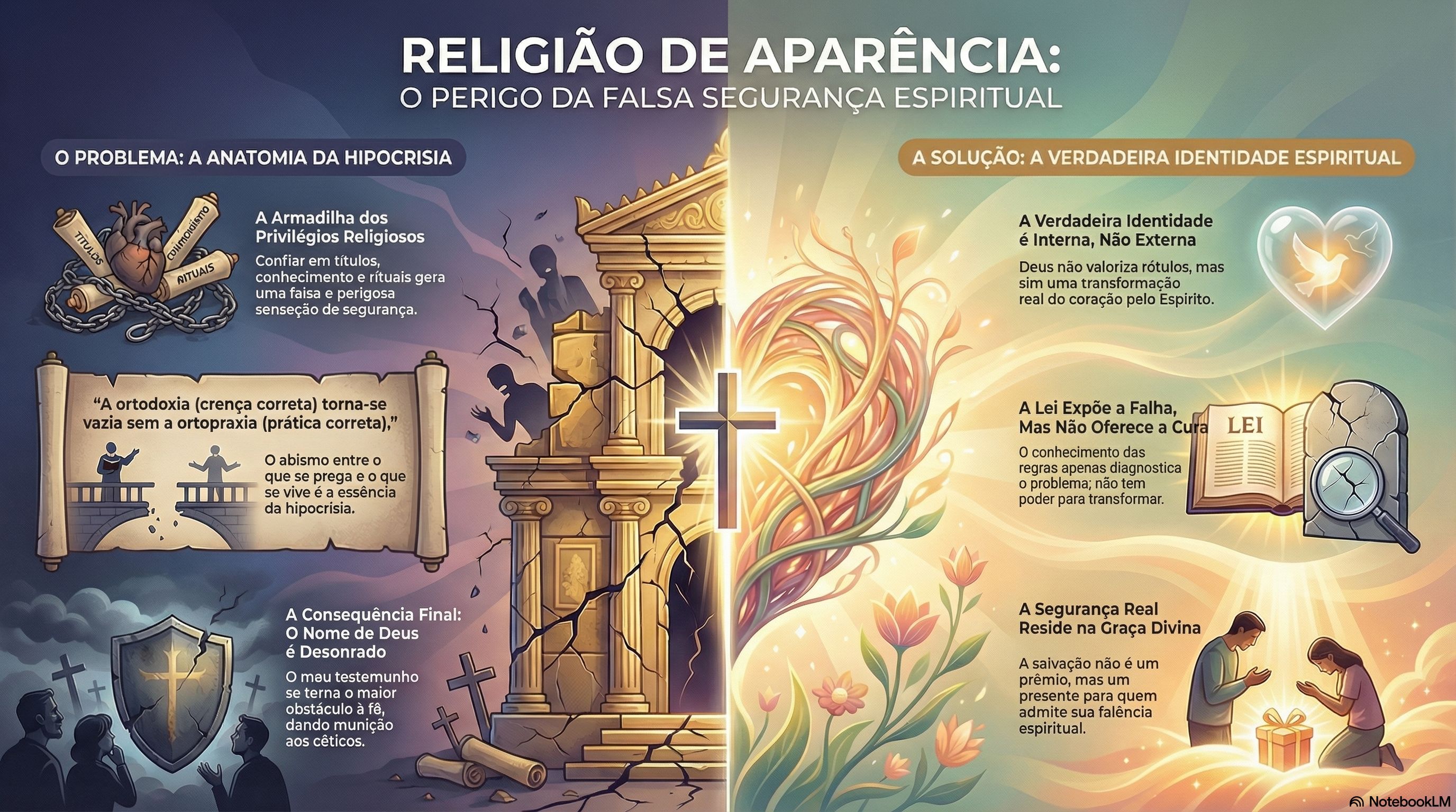 12. A Ilusão da Religiosidade: O Perigo da Hipocrisia e a Necessidade da Graça (Rm 2:17-24; Sl 69:6)