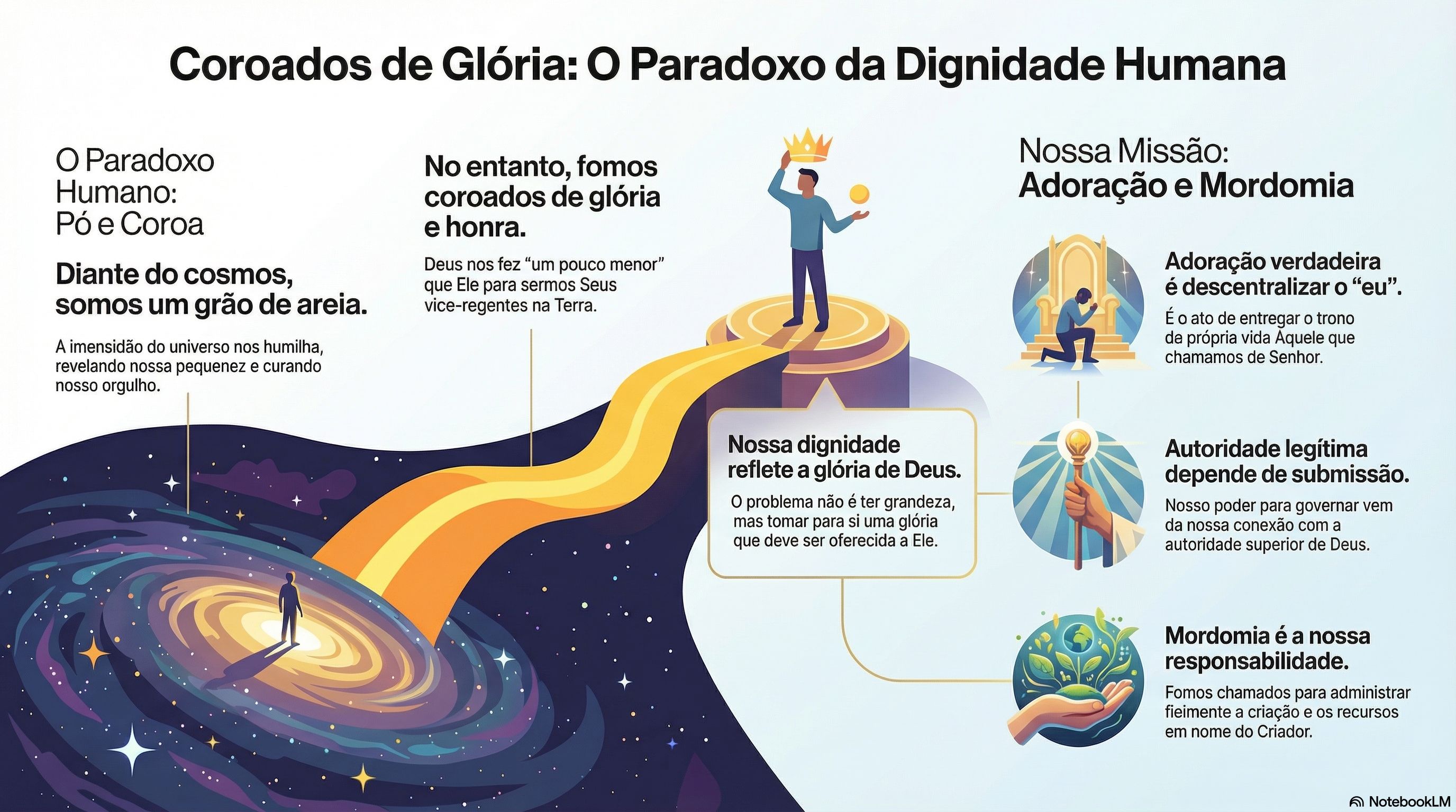 2. A Glória de Deus e a Grandeza Humana: Uma Jornada de Revelação e Propósito (Salmos 8:1-9)