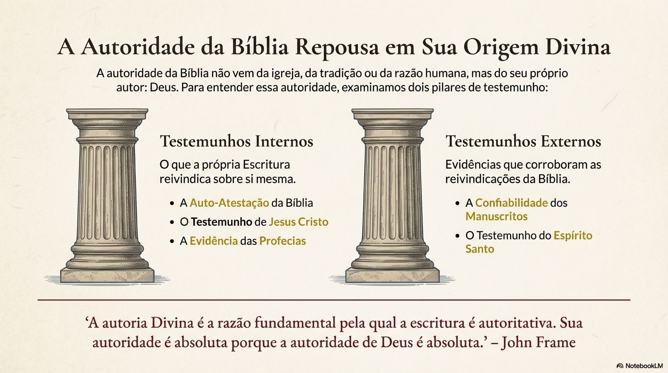 7. A Autoridade e a Formação da Bíblia: Evidências, Inerrância e o Cânon Sagrado (2 Tm. 3:16; Jo. 17:17)