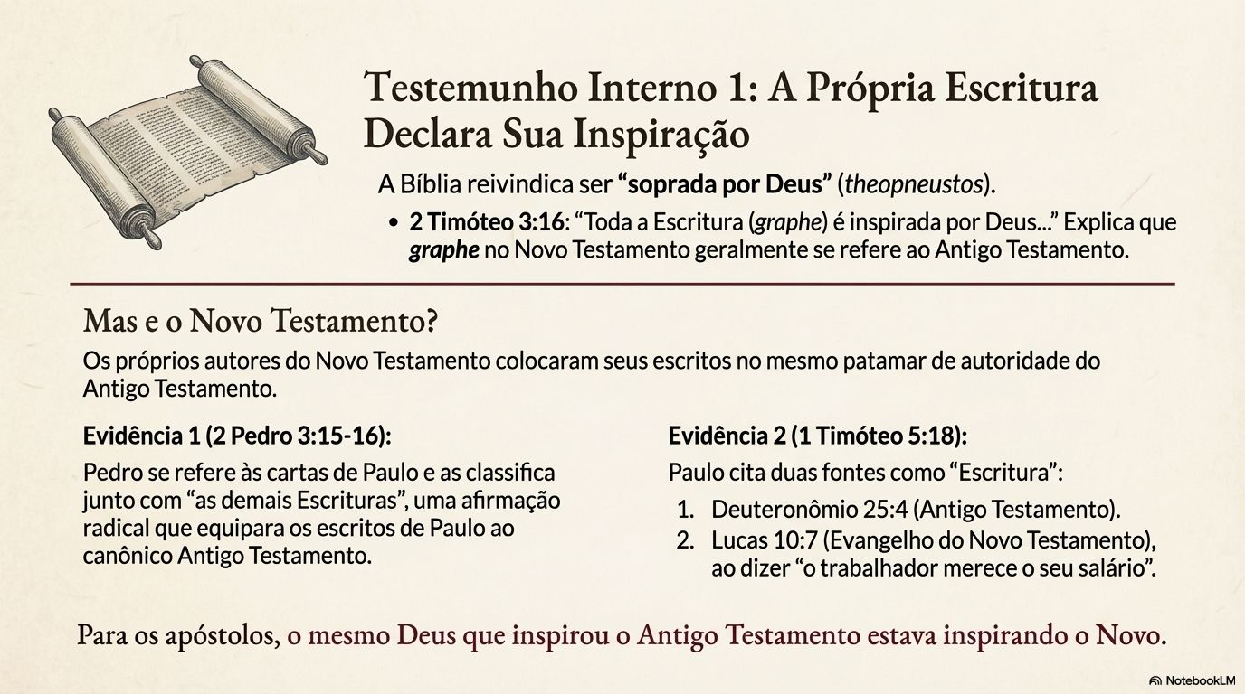 7. A Autoridade e a Formação da Bíblia: Evidências, Inerrância e o Cânon Sagrado (2 Tm. 3:16; Jo. 17:17)