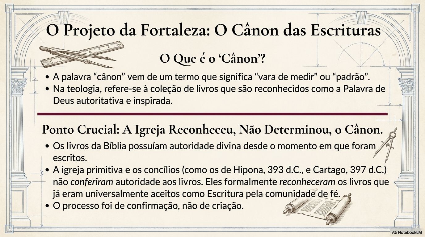 7. A Autoridade e a Formação da Bíblia: Evidências, Inerrância e o Cânon Sagrado (2 Tm. 3:16; Jo. 17:17)