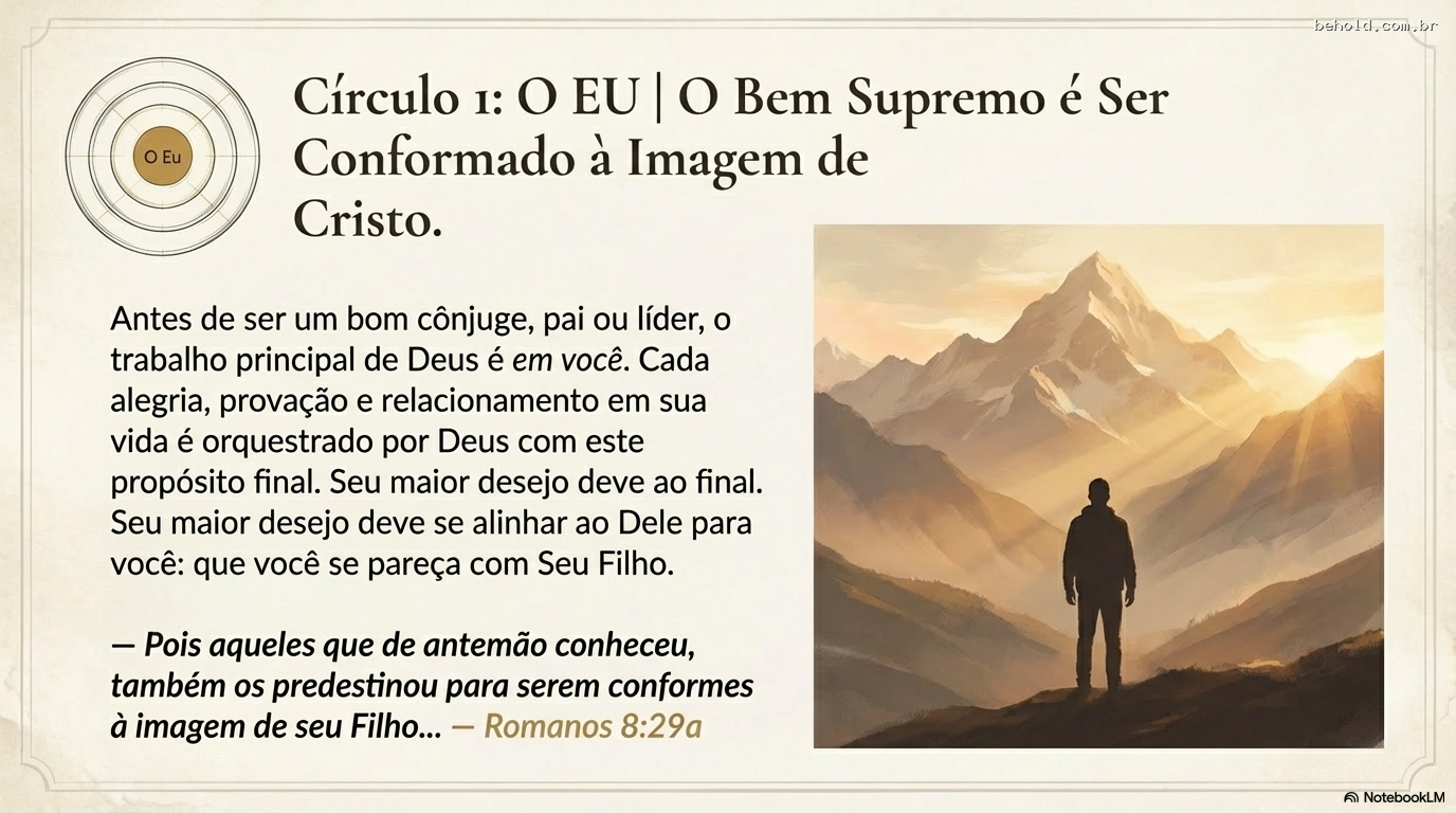 1. Fundamentos do Casamento Bíblico: Prioridades, Propósitos e a Santificação no Lar (Gn. 2:24; Rm. 8:28-29)