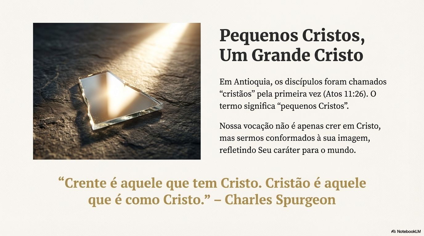 2. Solus Christus: A Supremacia do Messias e a Verdadeira Identidade Cristã (Mt. 16:13-20; At. 11:26; Cl. 2:9)