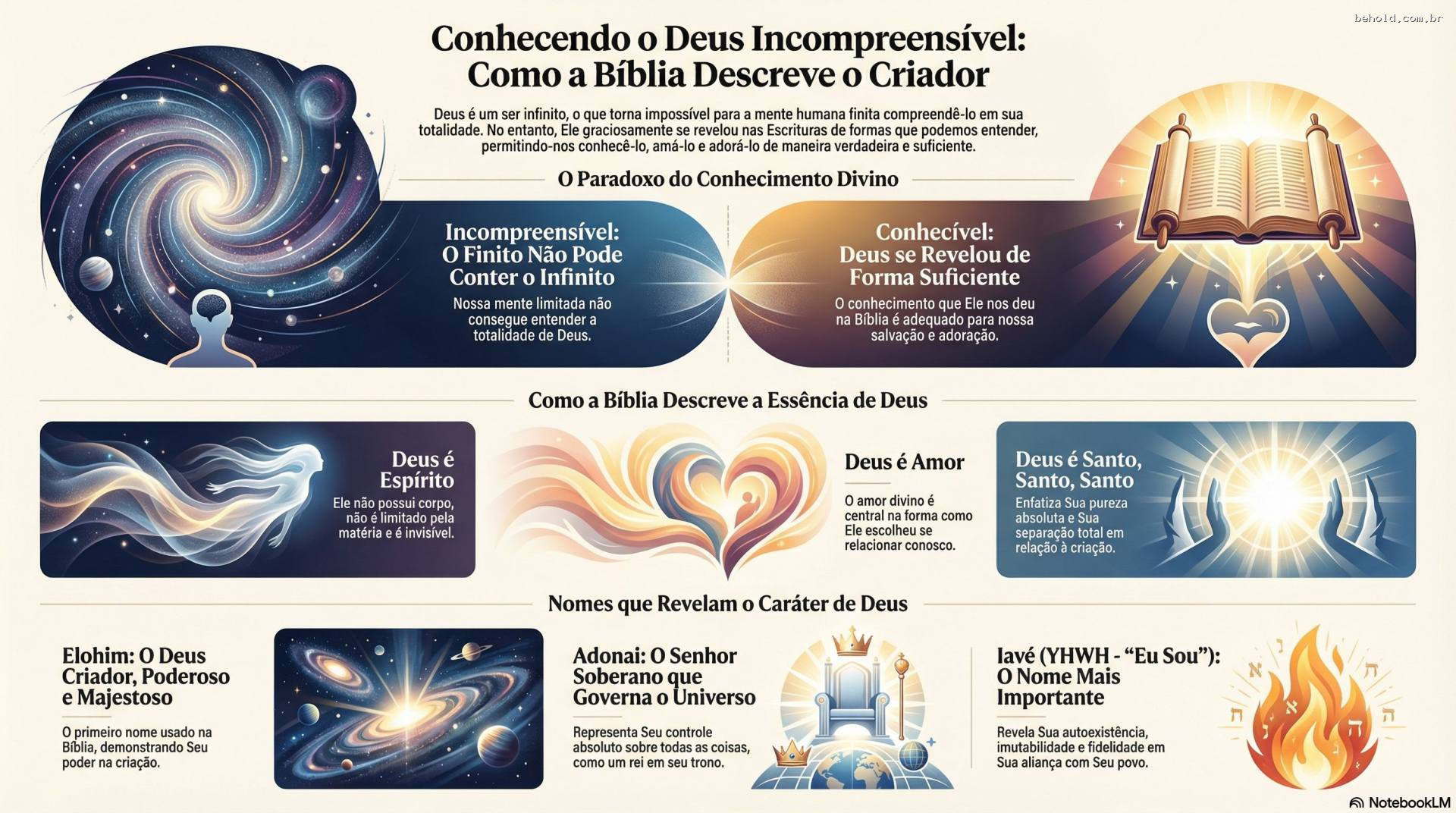8. Desvendando o Conhecimento de Deus: Natureza, Atributos e Nomes Divinos na Teologia Reformada (Êx. 3:14; Jo. 4:24; Is. 6:3)