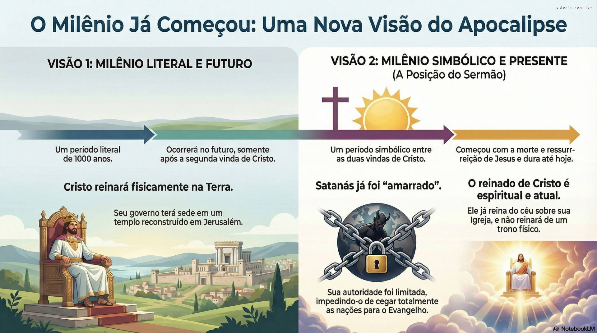 20. O Milênio em Apocalipse 20: O Reinado Espiritual de Cristo e a Derrota de Satanás (Ap. 20:1-3; Cl. 2:13-15)