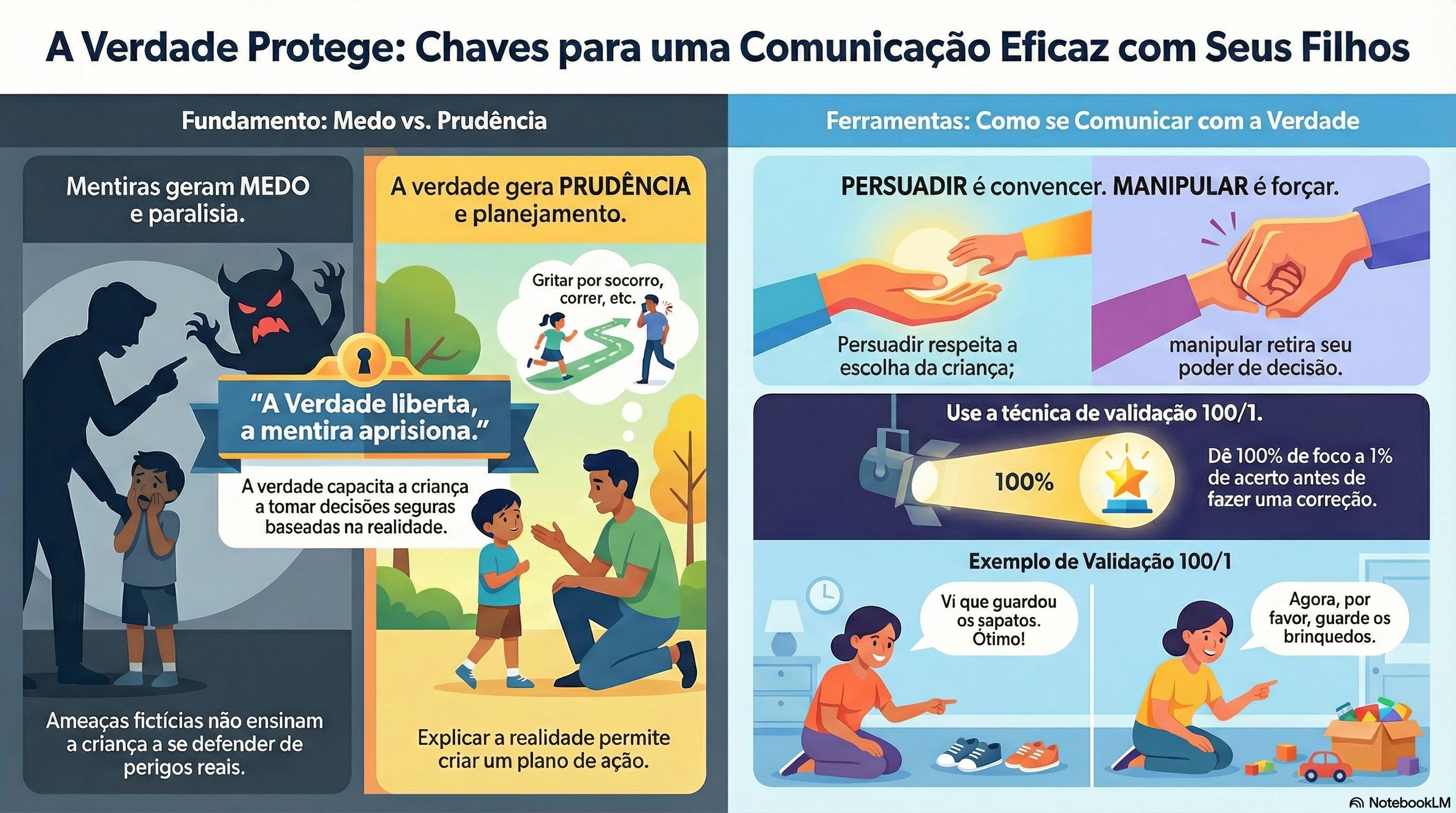 1.5. A Verdade como Fundamento da Educação: Construindo Prudência, Entendendo a Persuasão e o Poder da Validação (João 8:44; Gálatas 5:22-23)