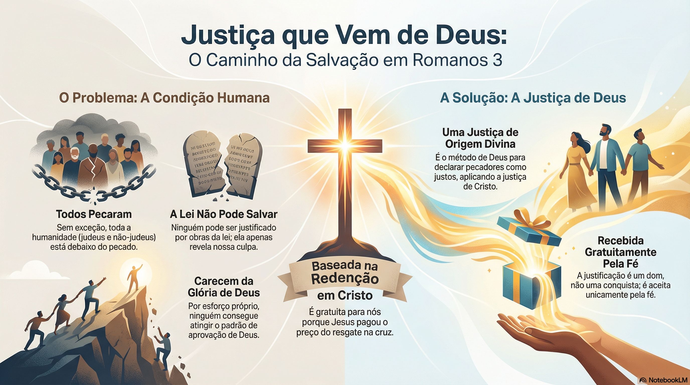 17. Justificados pela Fé: Como a Justiça de Deus Alcança o Pecador (Rm 3:21-24)