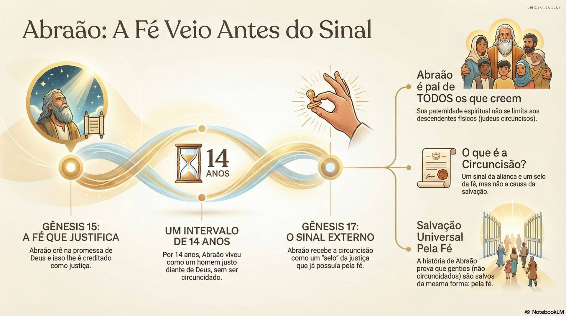 20. A Justiça da Fé e os Sinais da Aliança: O Exemplo de Abraão (Rm. 4:9-12; Gn. 15 e 17)