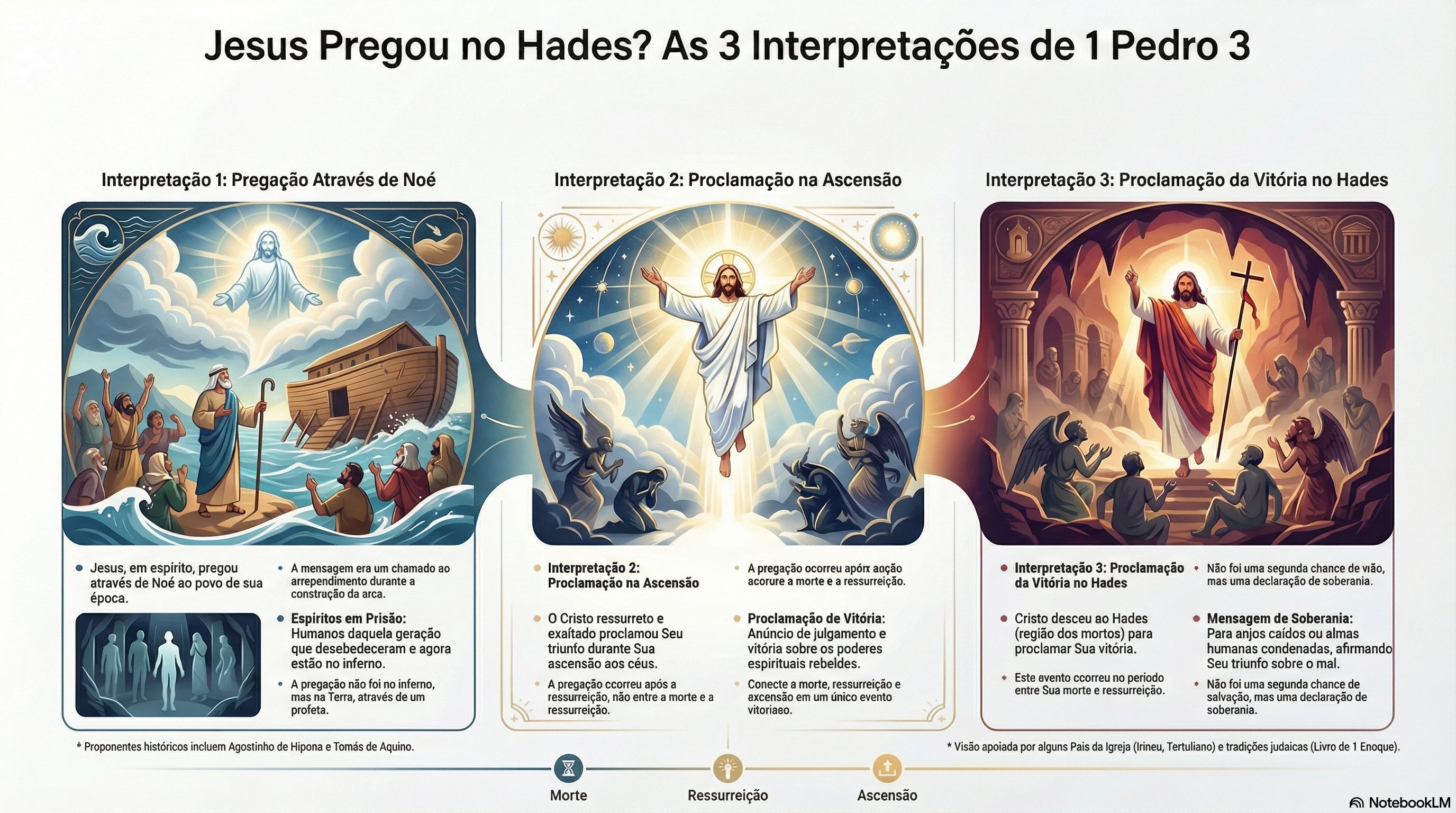 Jesus Pregou no Inferno? Entenda o Mistério dos Espíritos em Prisão (1 Pe 3:18-20; Ef 4:8-10)