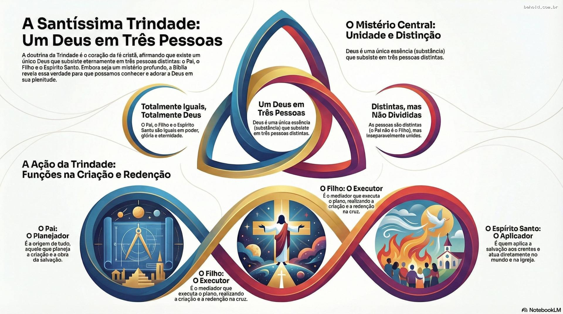 10. A Doutrina da Santíssima Trindade: Fundamentos Bíblicos, Desenvolvimento Histórico e Aplicações Práticas (Dt. 6:4; Mt. 28:19; 2 Co. 13:14)
