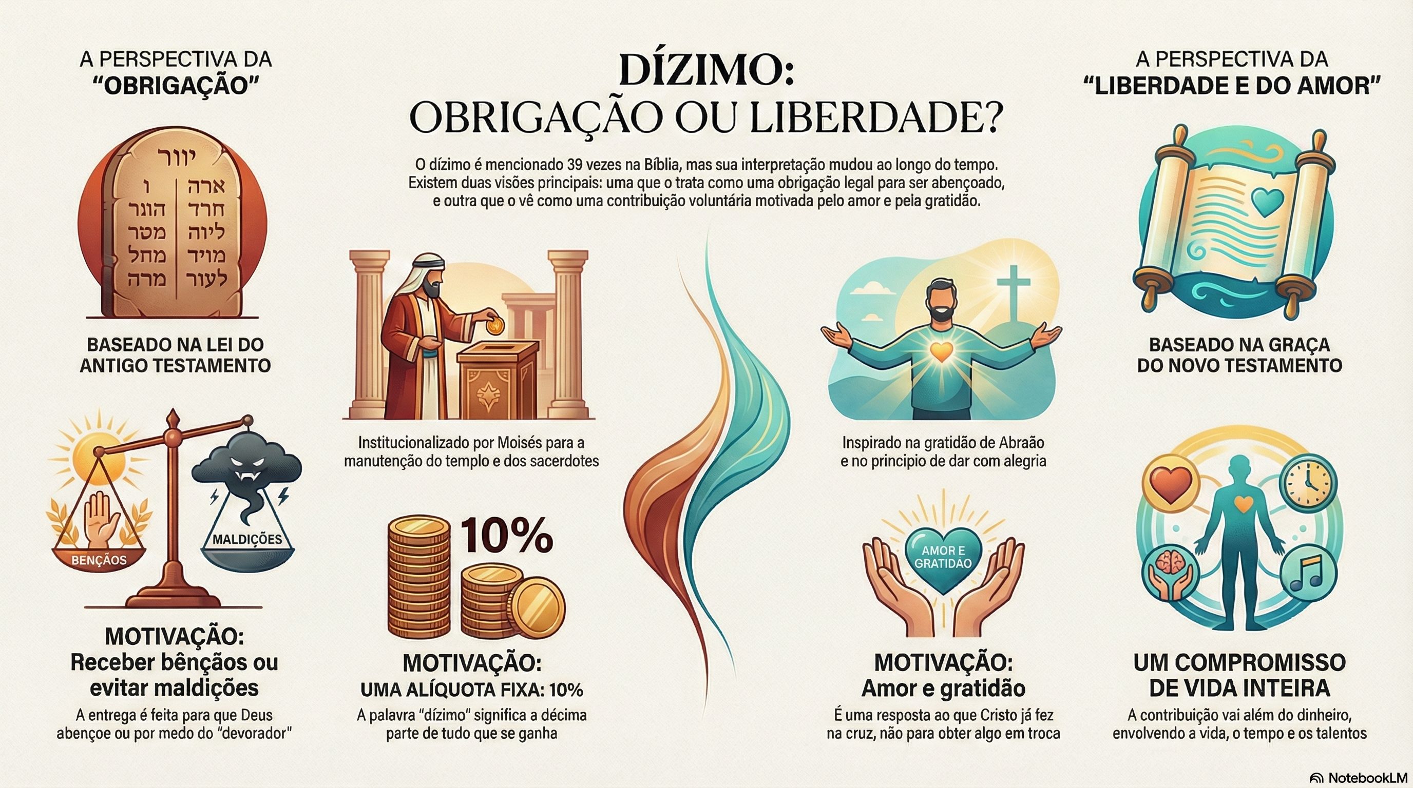 23. Dízimo e Graça: Da Obrigação Legal à Liberdade de Contribuir (Gn. 14:20; Ml. 3:8-10; 2 Co. 9:7)