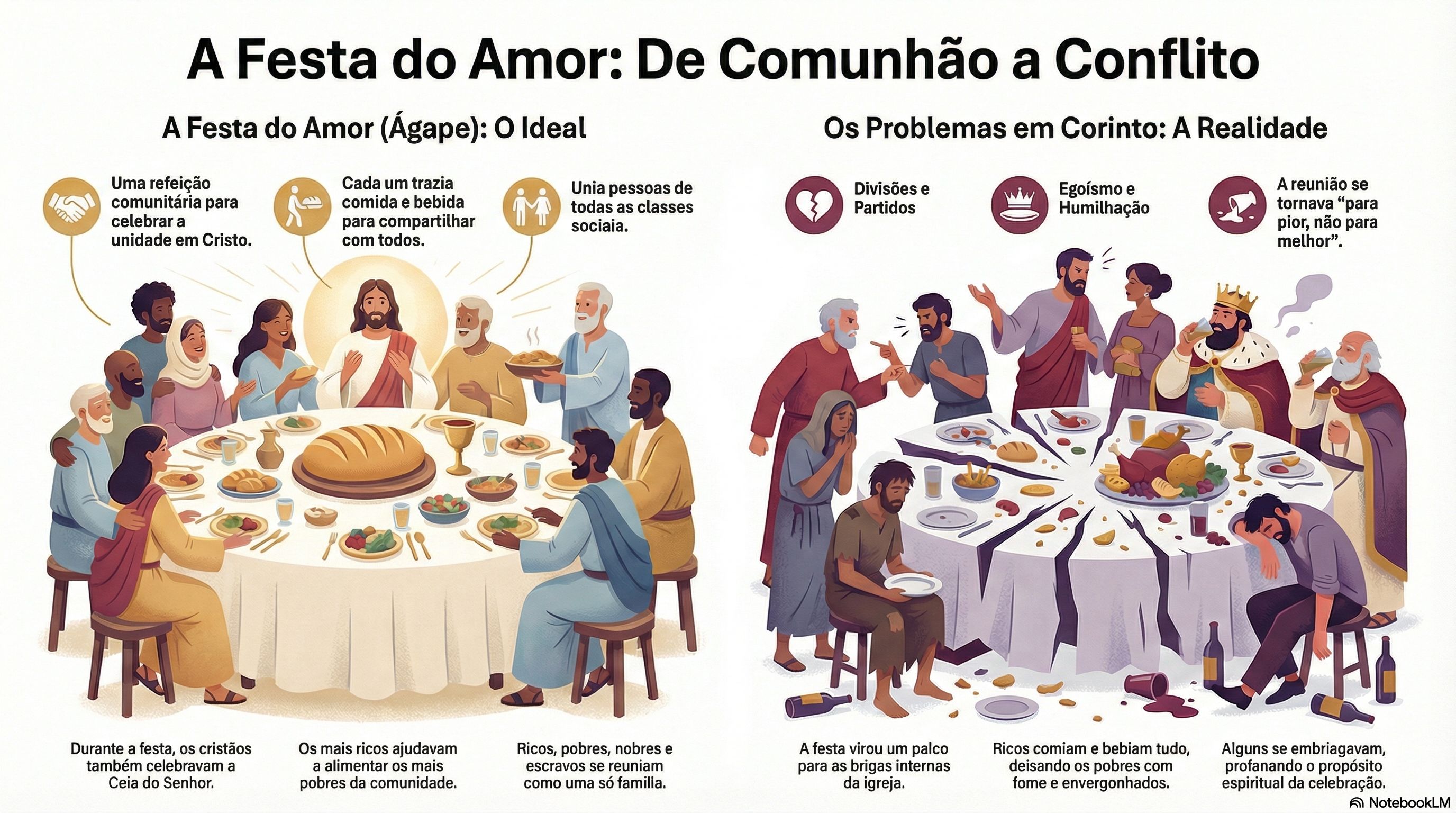 26. A Festa do Amor e a Ceia do Senhor: Entendendo a Origem, os Abusos e as Lições de Corinto (1 Co 11:17-22)