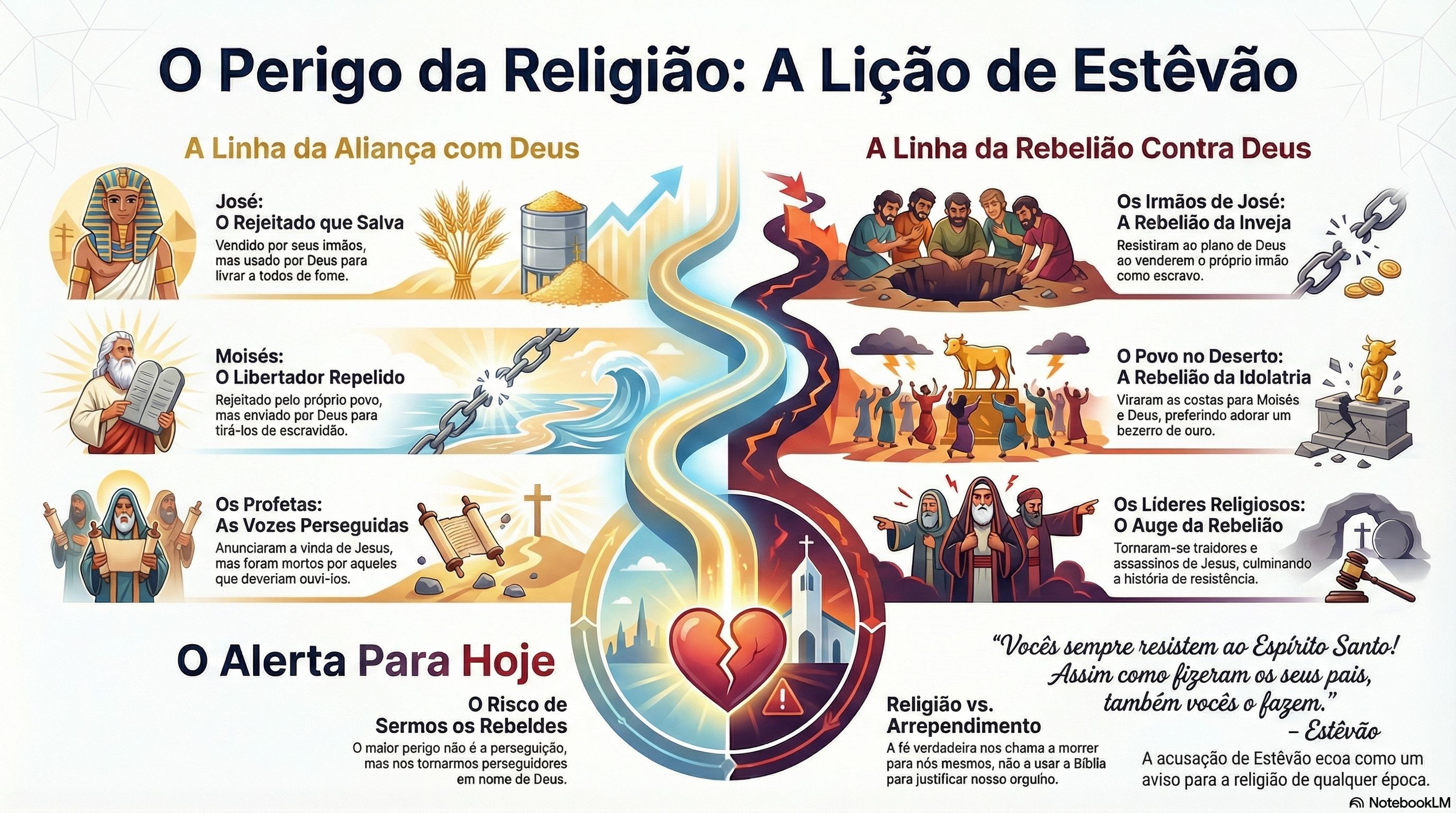 14. ​A Defesa de Estêvão: Quando a Religião se Torna Resistência ao Espírito Santo (Atos 6:8 – 8:1)