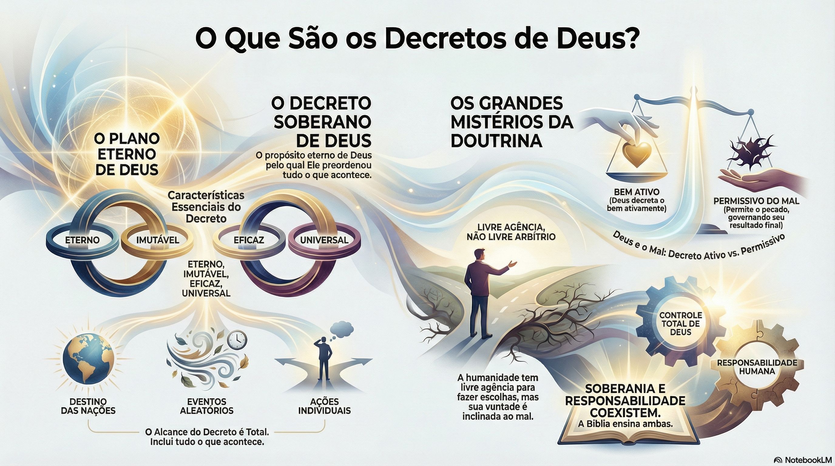 11. A Soberania Divina e os Decretos de Deus: Entendendo o Plano Eterno, o Problema do Mal e a Liberdade Humana (Ef. 1:11; Rm. 11:36; Is. 46:10)