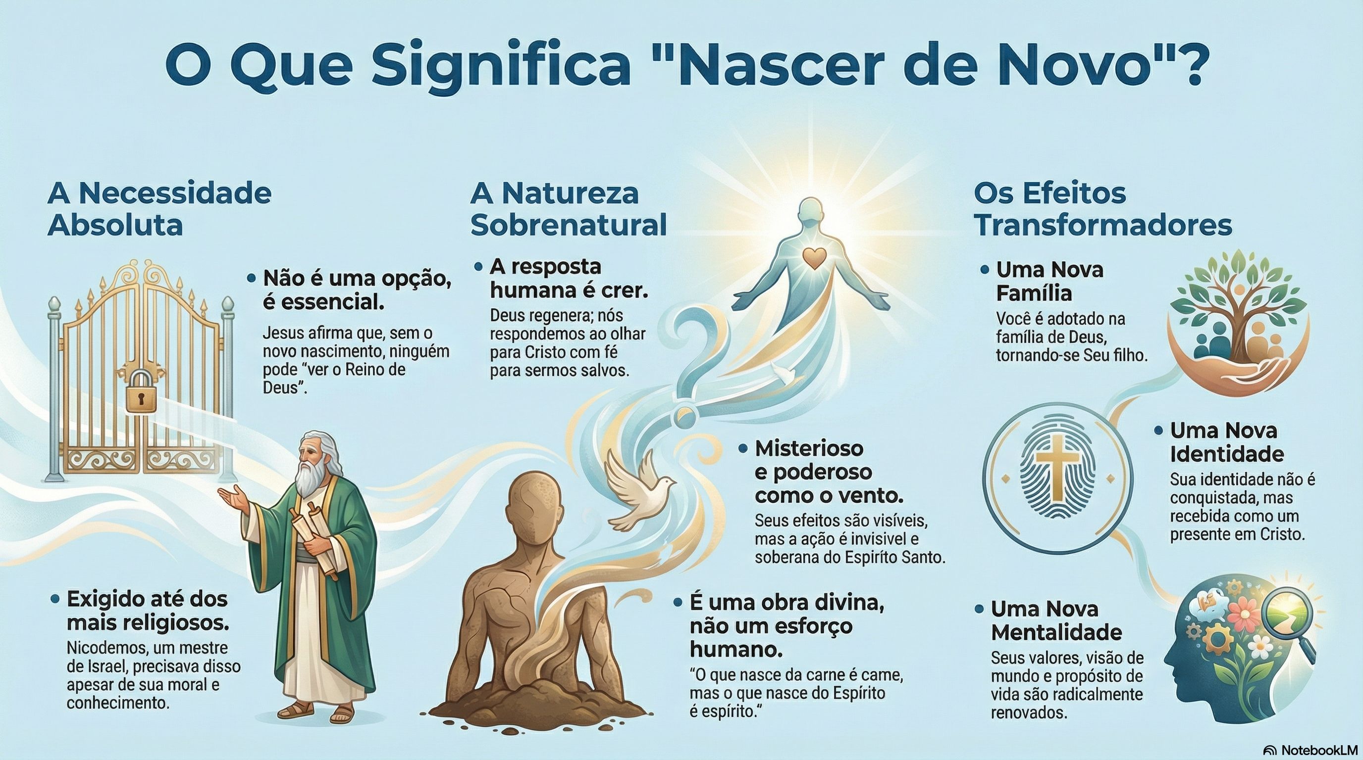 2. A Realidade do Novo Nascimento: Uma Transformação Essencial, Sobrenatural e Pessoal (Jo. 3:1-18; 1 Pe. 1:3)