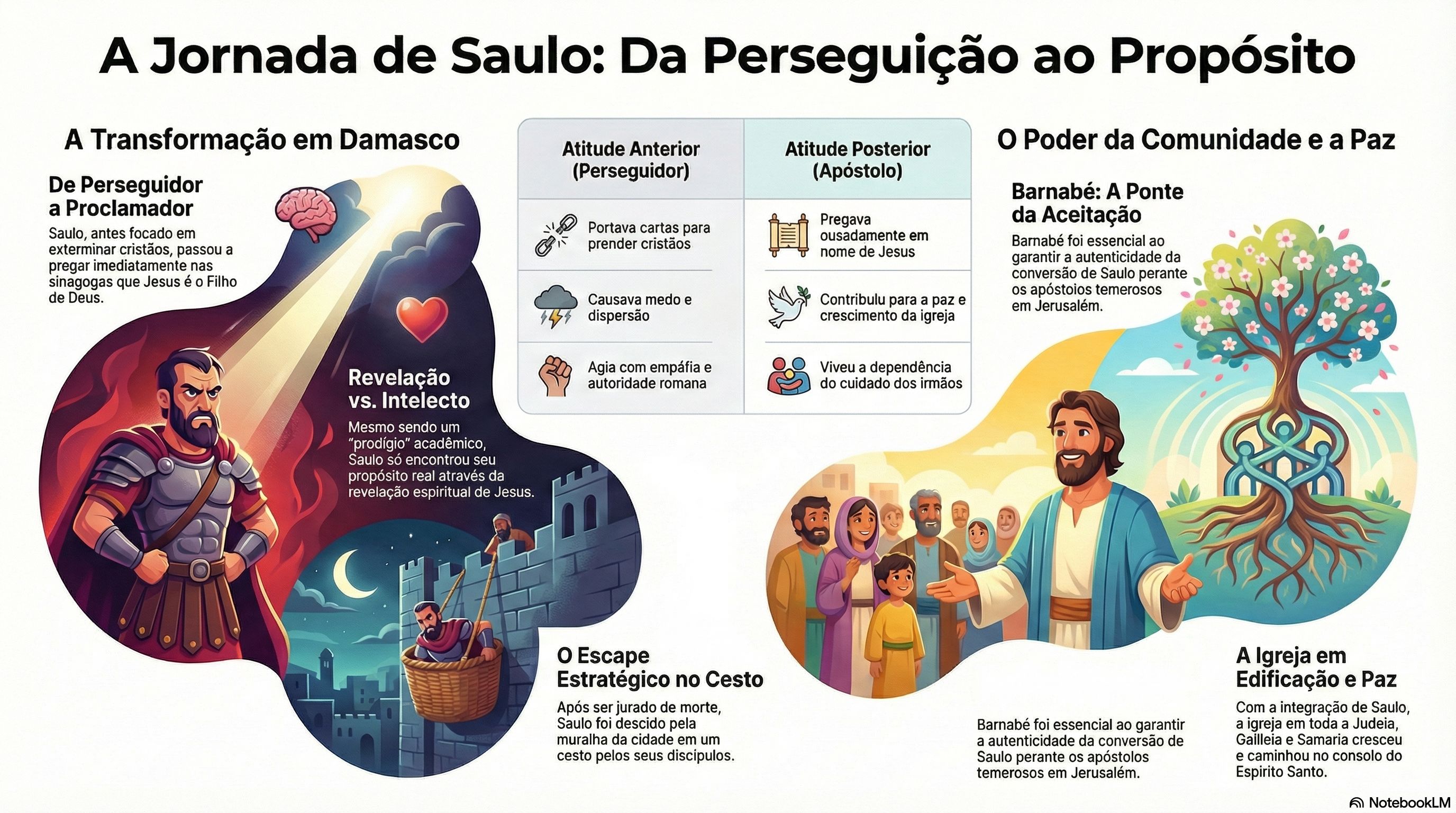 21. A Transformação Radical de Saulo e o Poder da Comunidade na Igreja Primitiva (Atos 9:19-31)